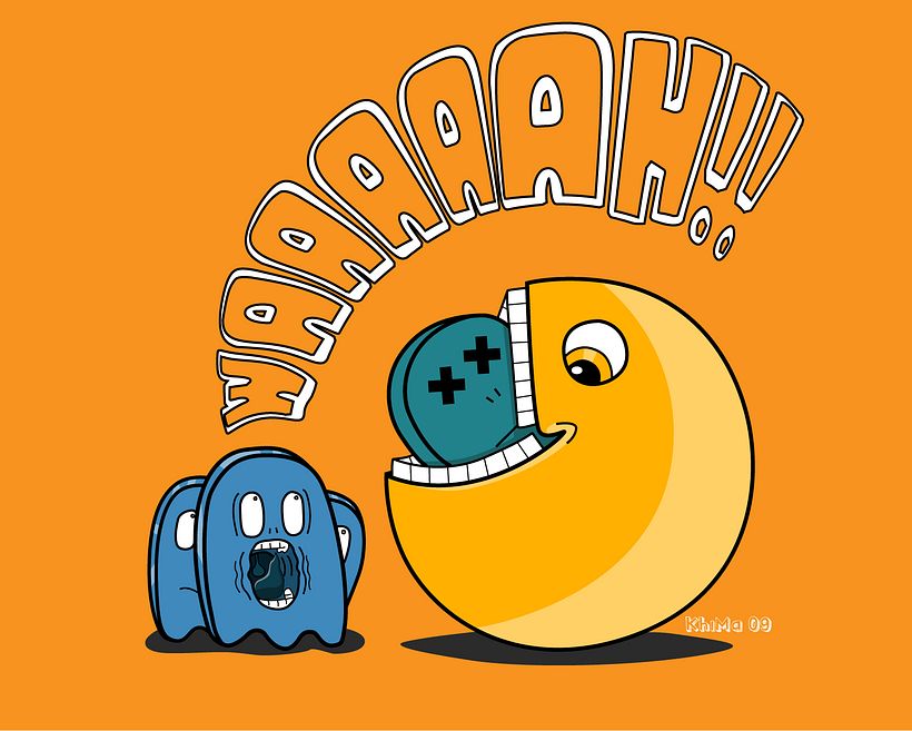 Camiseta pacman - Diseño