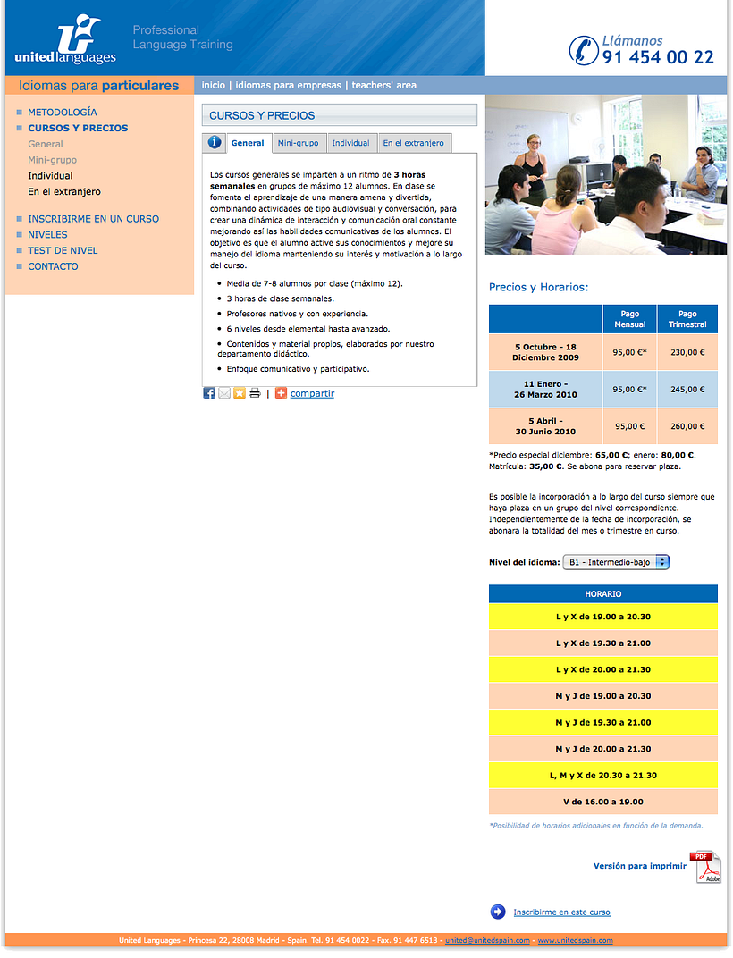 United Spain (sitio web) 3