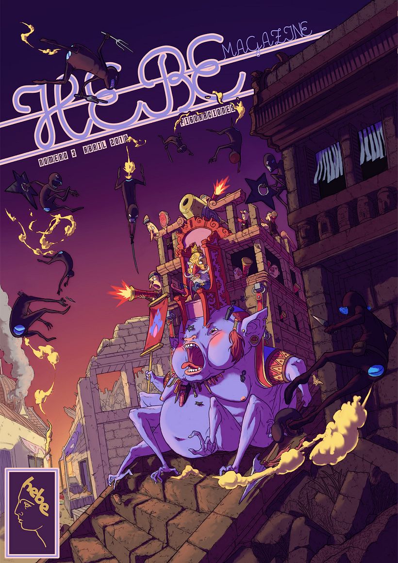 Portada (y contraportada) de num.03 deHebe Magazine 1