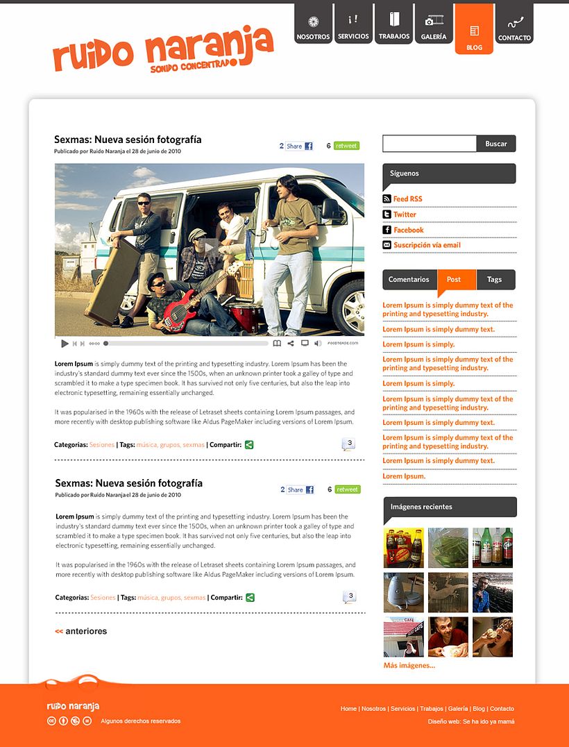 Website Ruido Naranja 2