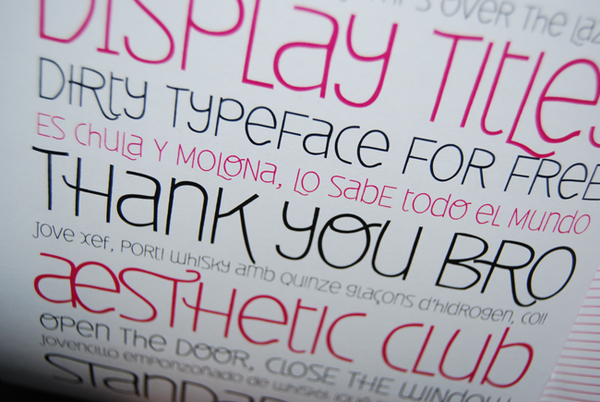 Deibi Free font 15