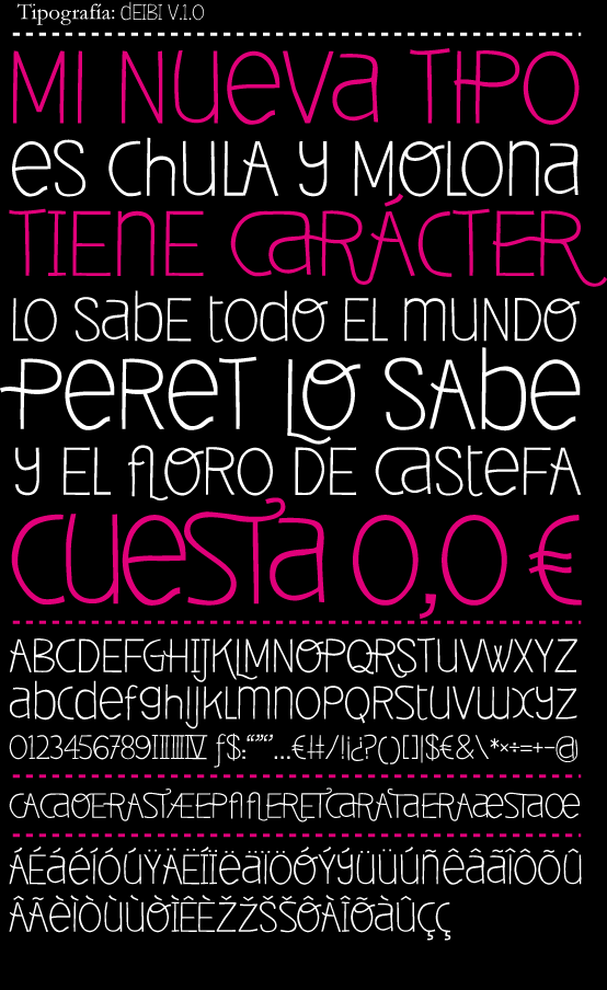 Deibi Free font 1
