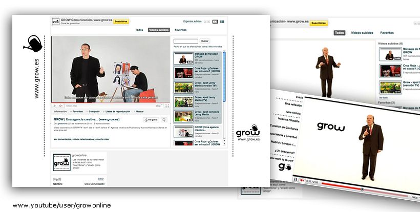 Grow - Youtube Branding Channel - Design