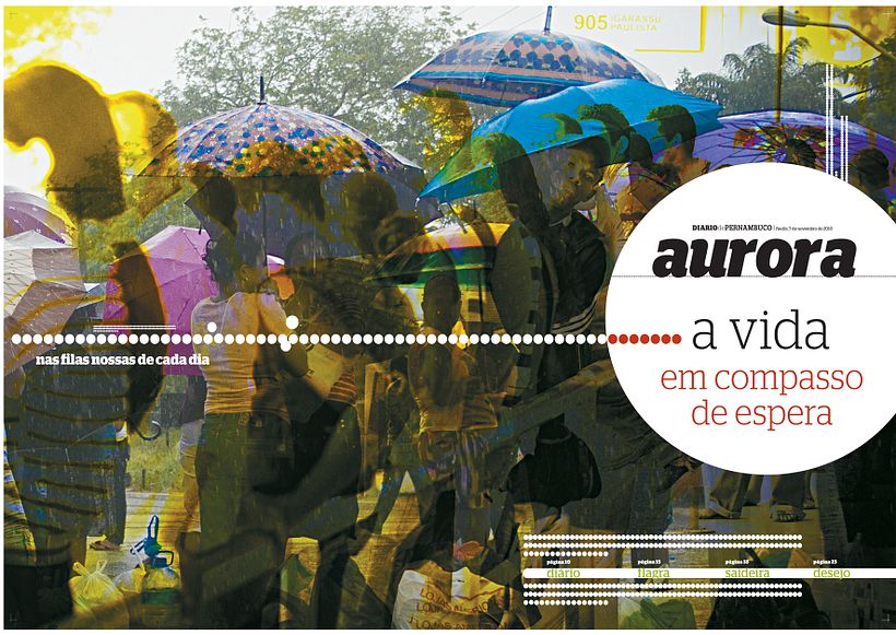 revista aurora - Design