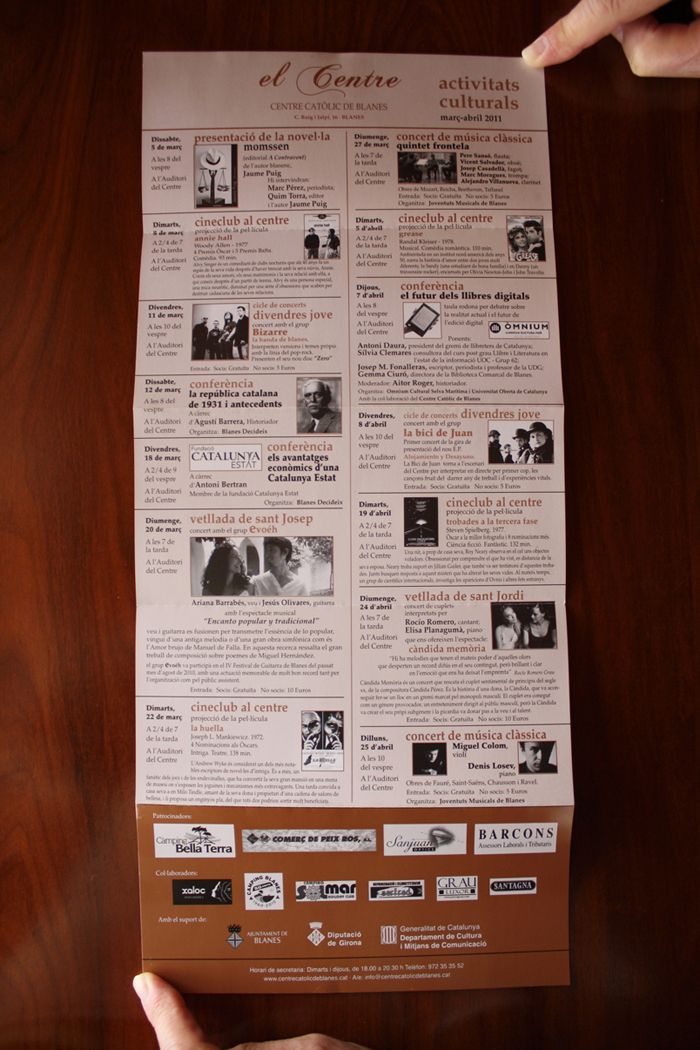 Programa de actividades 5