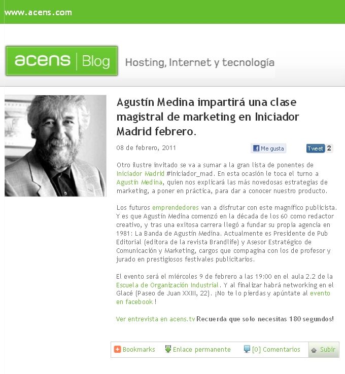 acens - Reklama