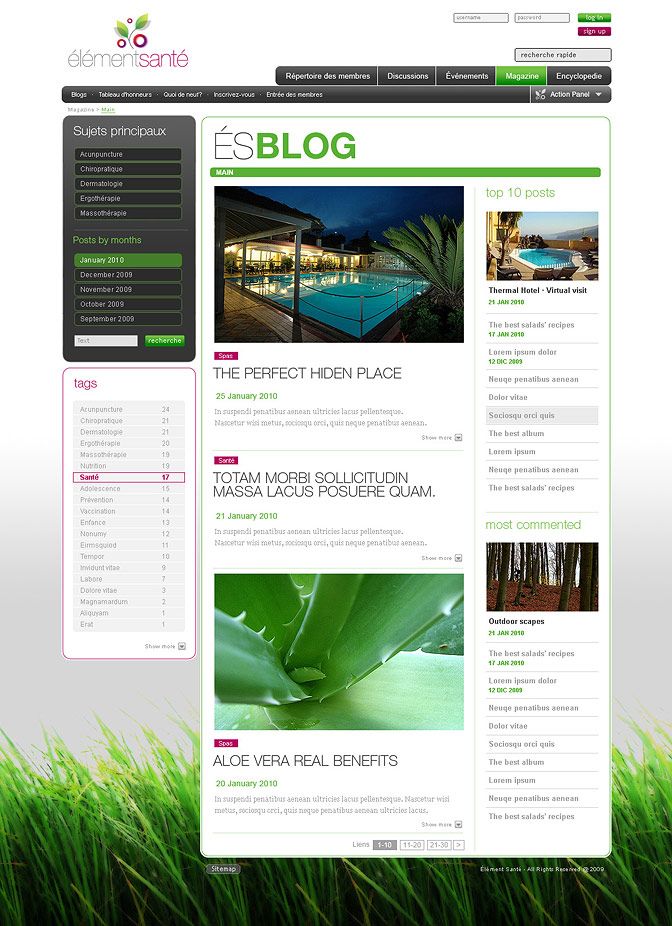 Élément Santé Social Network 16