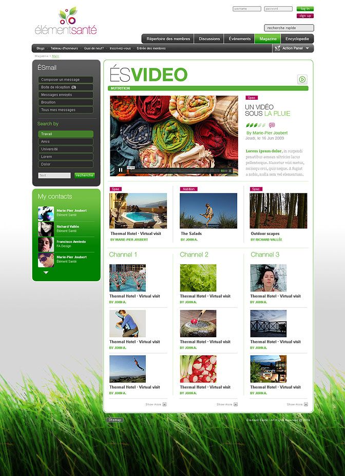 Élément Santé Social Network 14
