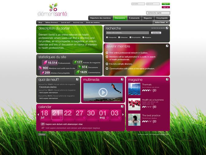 Élément Santé Social Network 13