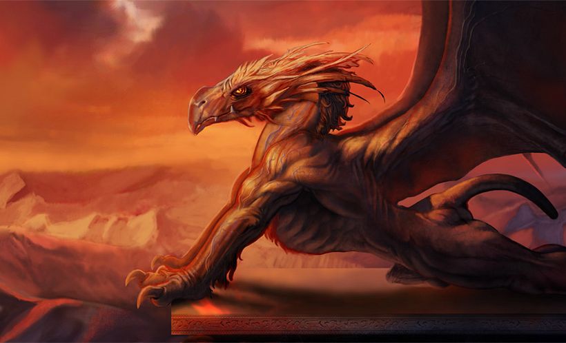 Atardecer con dragón 3