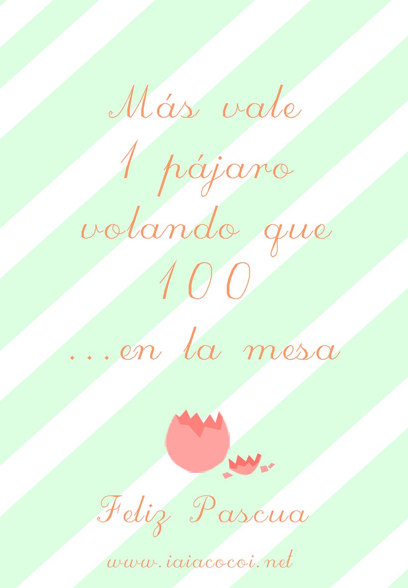 Felices Pascuas / Buona Pasqua 1