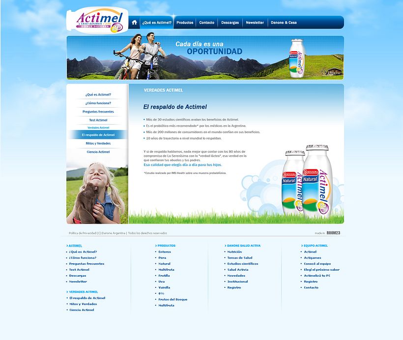 Website Actimel 1