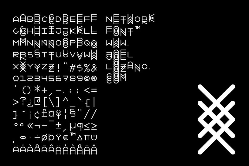 Network Font 4