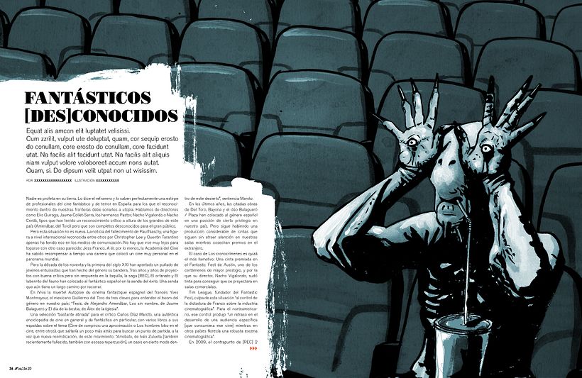 Revistas - Illustration traditionnelle