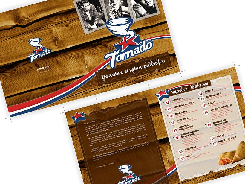 Tornado Bar & Grill Menu 1