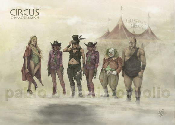 Character Design-CIRCUS 10