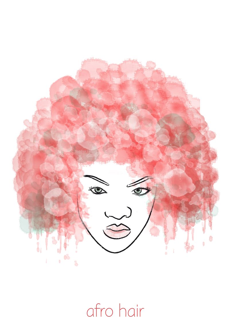 Ilustración: Afro Hair 1