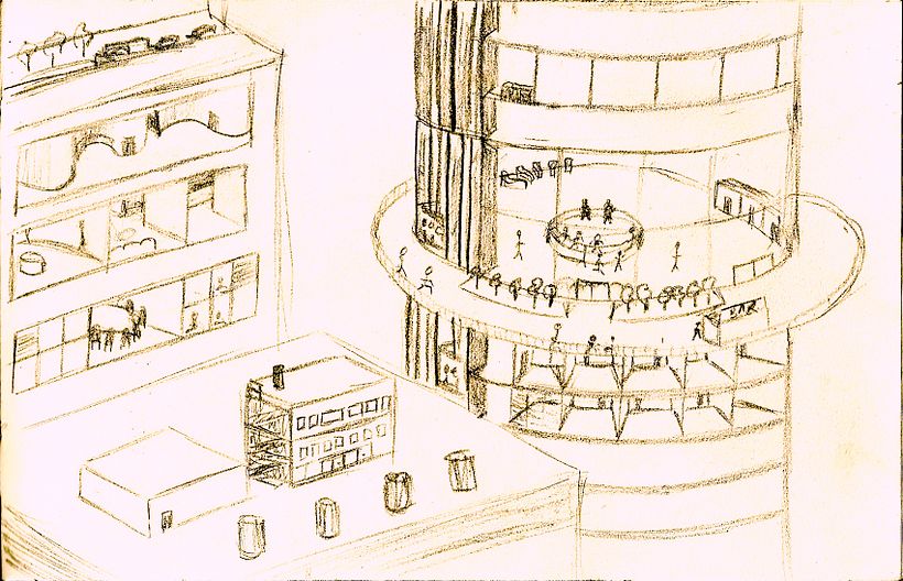 Perspectivas, edificios 1