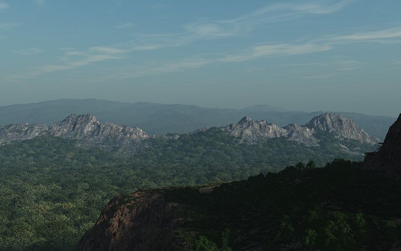 The Mountains and the forest 1