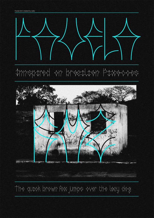 Favela font 1