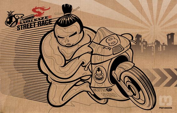 KAMIKAZE STREET RACE -  Ontwerp