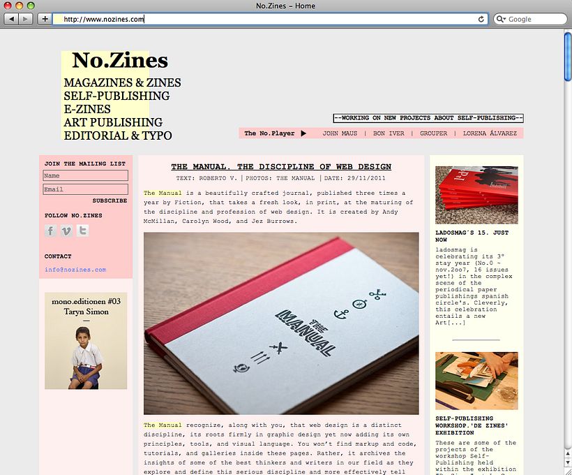 Web · No.Zines 2