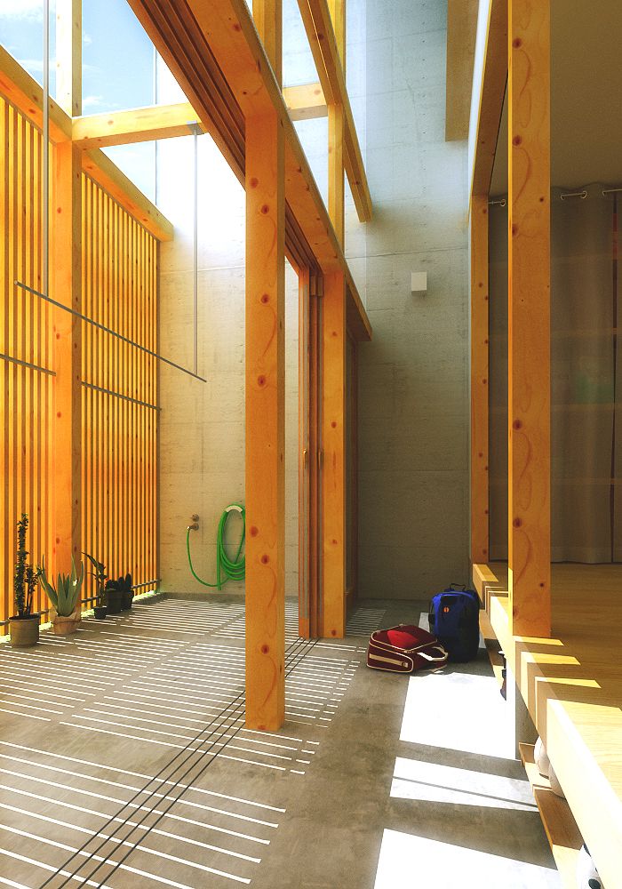Wooden House (based on photography) 1