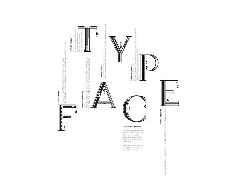 AVANTH typeface 10