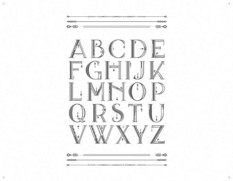 AVANTH typeface 1