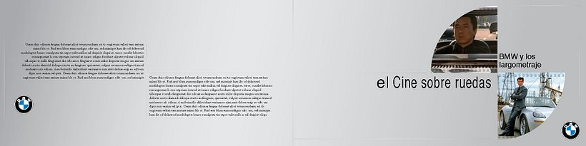 Boceto de catalogo para BMW 3