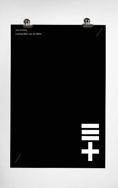 Less is more -  Ontwerp