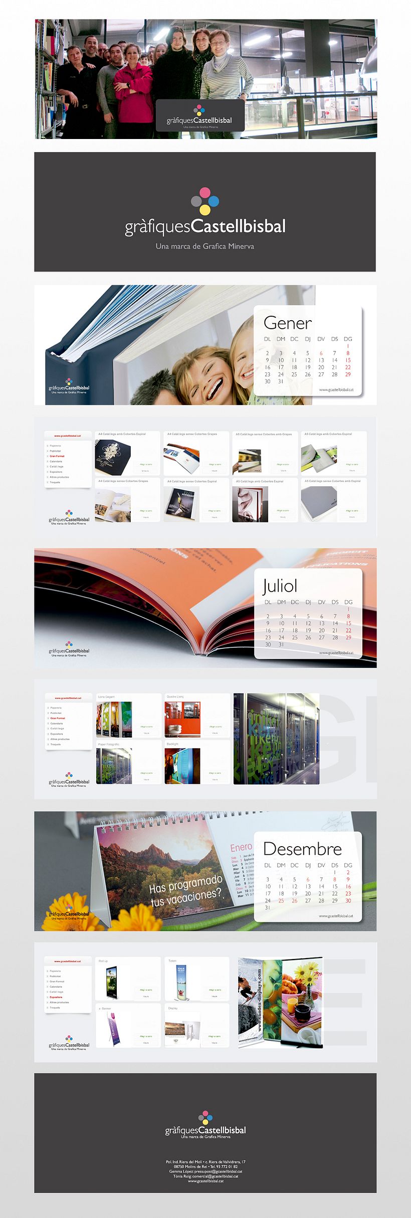 Calendario Catálogo 3