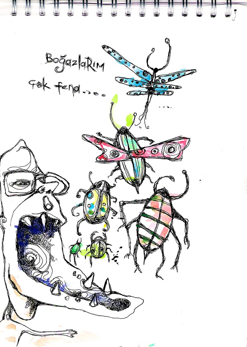 Sketches 2008/09 - Geleneksel illüstrasyon