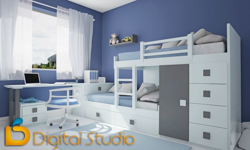 Interiores 3d - Dormitorios 3