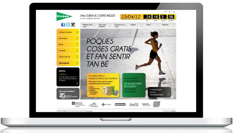 El Corte Inglés  _  web de la 34a Cursa 2