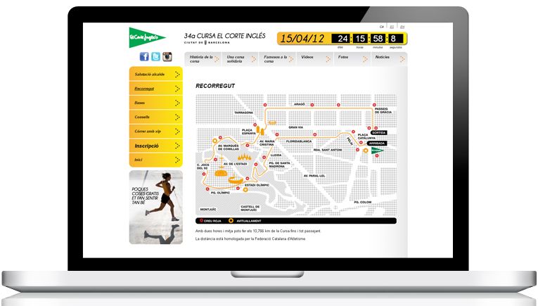 El Corte Inglés  _  web de la 34a Cursa 3