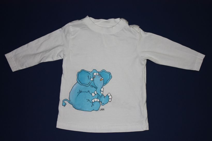 Dibujo sobre textil 3