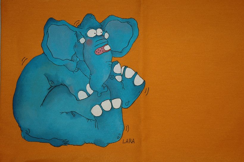 Dibujo sobre textil 7