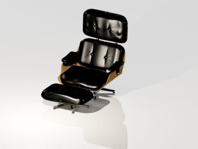 Sillon Eames 3dmax 4