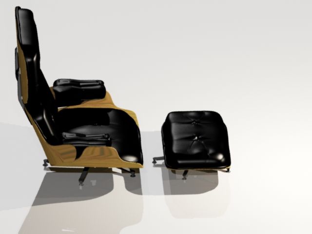 Sillon Eames 3dmax 3