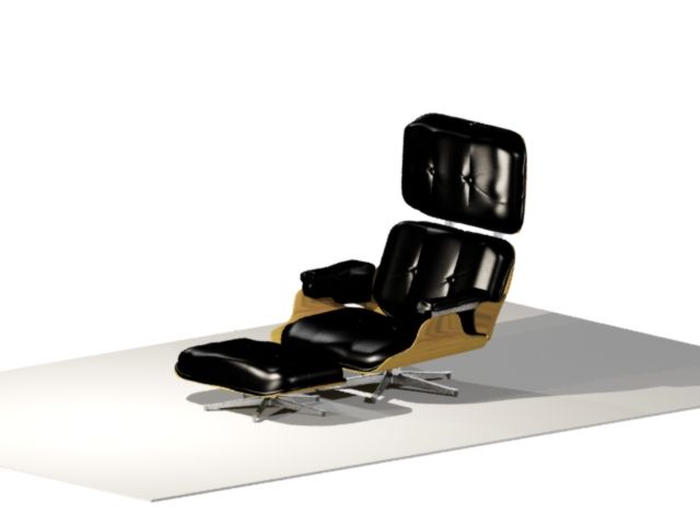 Sillon Eames 3dmax 2