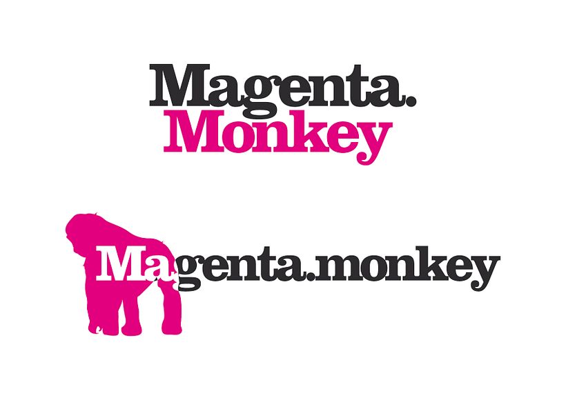 Propuestas logo Magenta Monkey 1