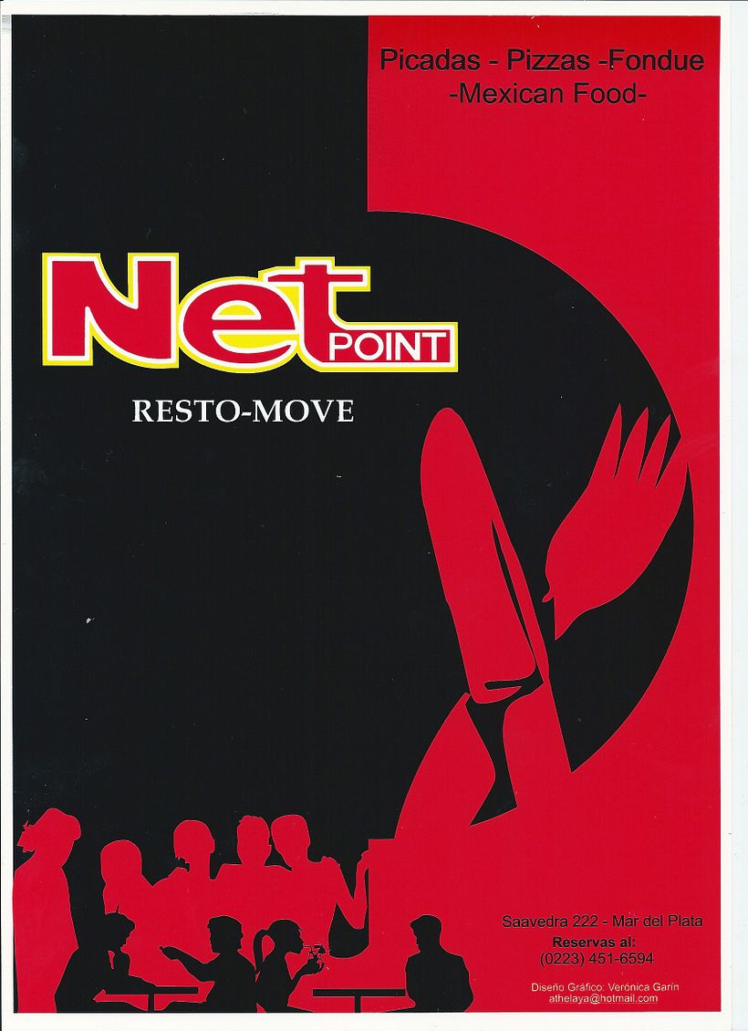 Resto_Bar “Net PoinT” Mar del plata- Argentina (FreeLance) 3