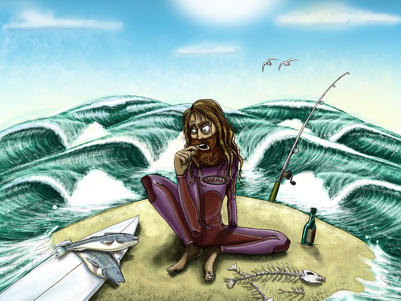 "Con sangre y espinas de corvina" 2