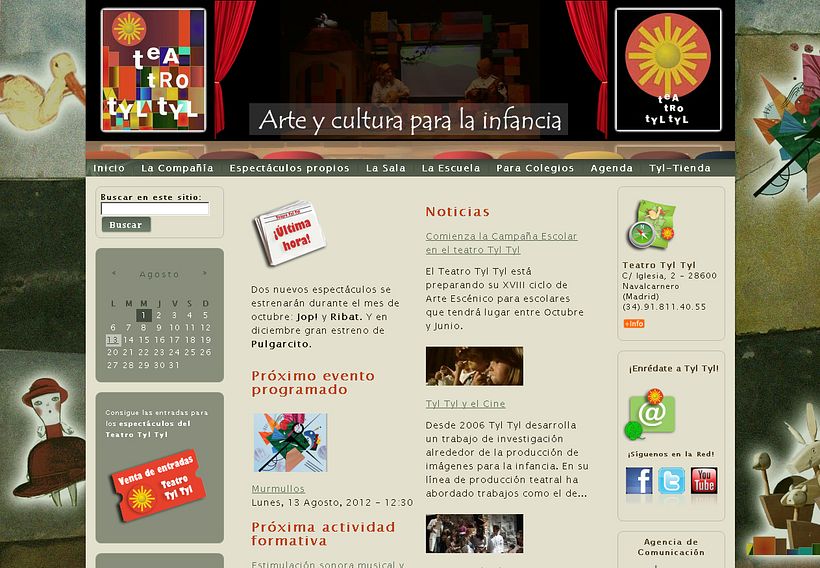 Website Teatro Tyl Tyl 2