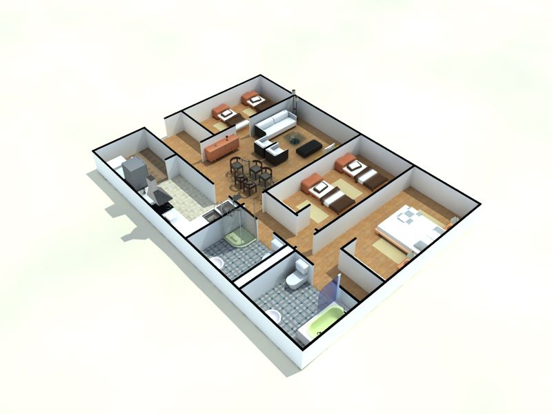 Interiores, Exteriores y Mobiliario 36