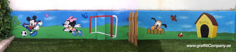 Mural exterior de Disney 3