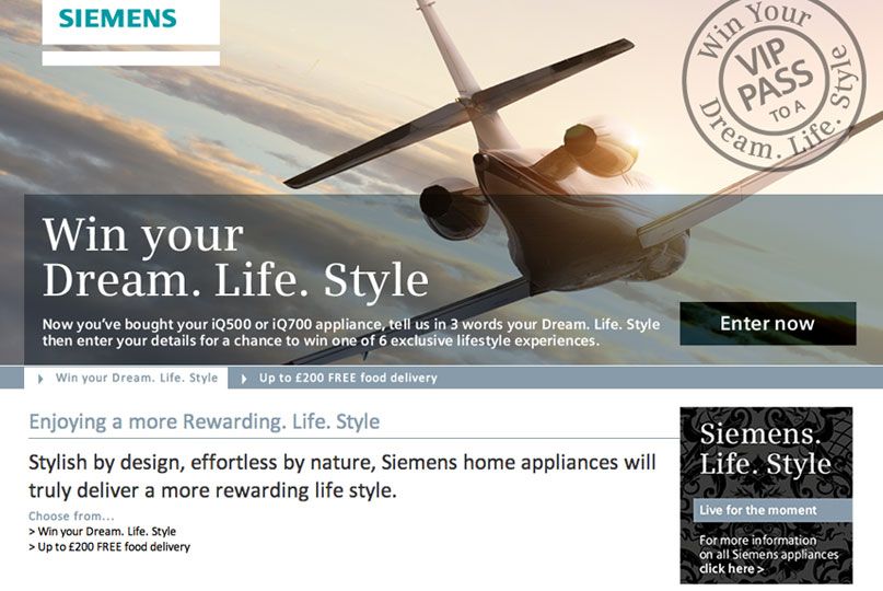 Campaña Siemens Vip Pass 1