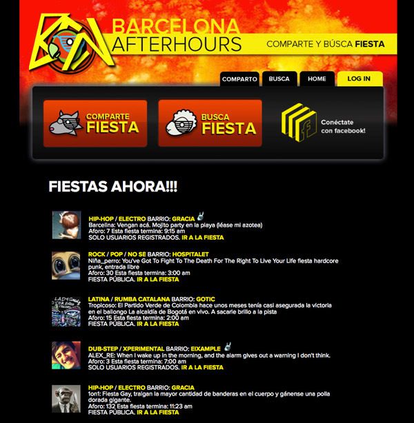 BCN Afterhours | Web 2
