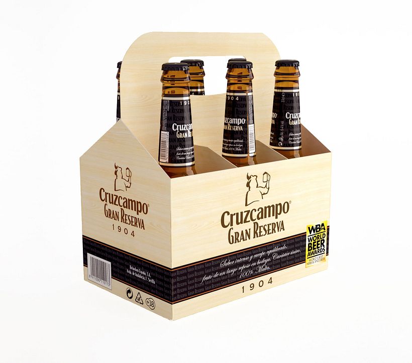 Cruzcampo 3D Packaging 1